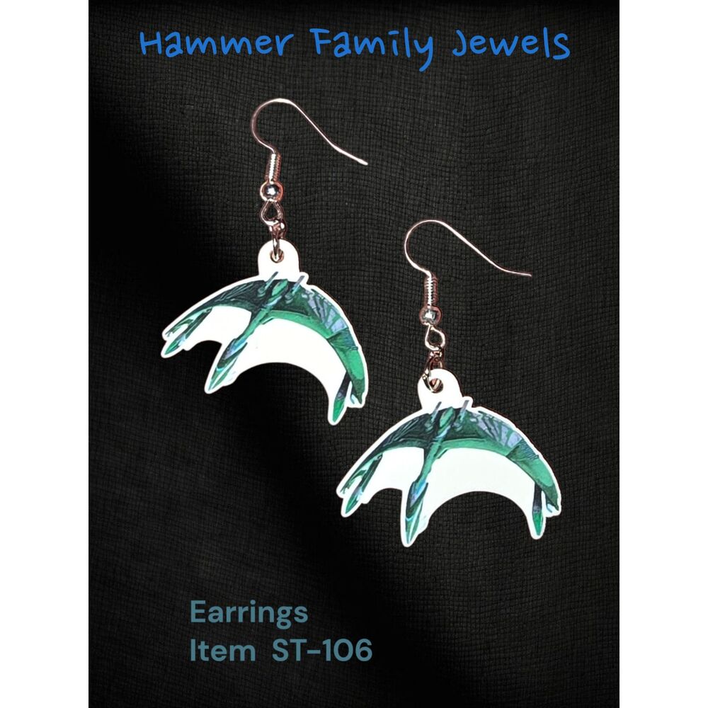 Star Trek Mogai-class Romulan Warbird Earrings